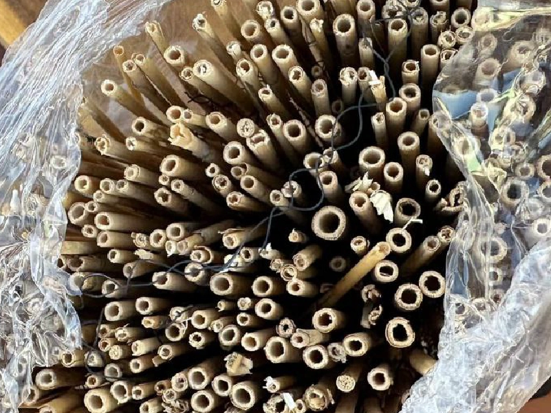 Rollos de caña entera natural para cubiertas, vallados y cerramientos, disponibles en alturas de 1,5m y 2m por 5m de largo - Naturajunco