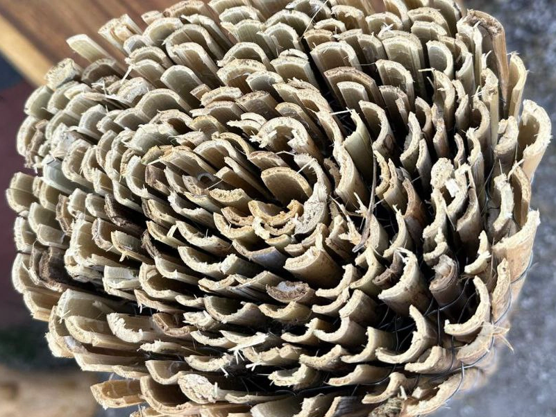 Rollos de cañizo partido natural para decoración, separación de ambientes y cubiertas básicas, disponibles en 1m, 1,5m y 2m de altura por 5m de largo - Naturajunco